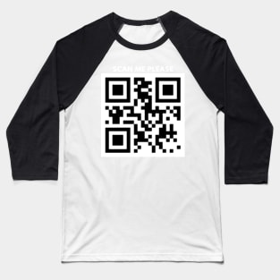 Qr Code Art Baseball T-Shirt